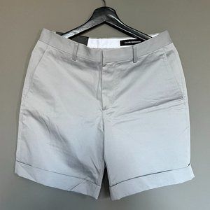 NWT Club Monaco Men's Grey Cuffed Short, 30W